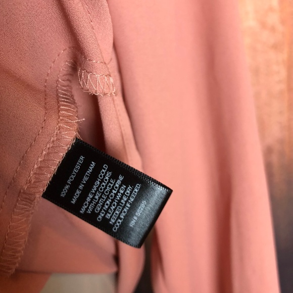 Express Portifino Long Sleeve Button Down Blouse - Picture 6 of 6